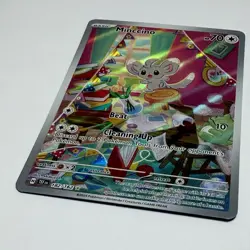 Pokemon TCG Minccino Illustration Rare Temporal Forces 182/162 Full Art 2024 - Image 2
