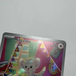 Pokemon TCG Minccino Illustration Rare Temporal Forces 182/162 Full Art 2024 - Image 4