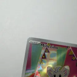 Pokemon TCG Minccino Illustration Rare Temporal Forces 182/162 Full Art 2024 - Image 5