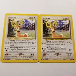 Stantler 76/111 Neo Genesis Regular Pokemon Tcg Card Wotc X2 - Image 1