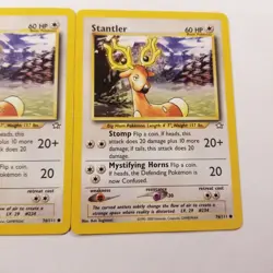 Stantler 76/111 Neo Genesis Regular Pokemon Tcg Card Wotc X2 - Image 3