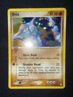 ONIX - Pokemon Ex Team Rocket Returns 69/109 Common Reverse Holo Stamped NM - Image 1