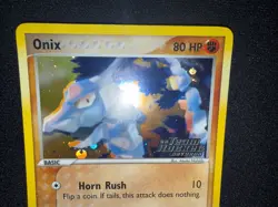 ONIX - Pokemon Ex Team Rocket Returns 69/109 Common Reverse Holo Stamped NM - Image 3