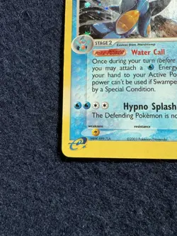 Swampert 13/109 Ruby and Sapphire Holo Pokemon Card Vintage - Image 5