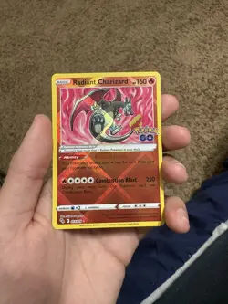 Pokemon TCG Radiant Charizard Holo Card Crown Zenith 011/078 - Image 1