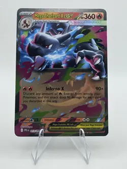 Pokemon TCG Mega Charizard X EX 013/094 Double Rare Holo Phantasmal Flames - Image 1
