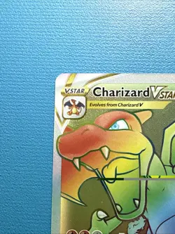 Pokemon Charizard VSTAR Rainbow Secret Rare Card Brilliant Stars 174/172 NM WOW! - Image 2