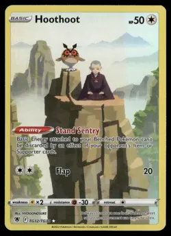 Hoothoot TG12/TG30 SWSH10: Astral Radiance Trainer Gallery Pokemon TCG - Image 1