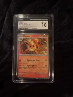 Flareon Black Star Promo 167 Gem Mint 10 CGC Prismatic Evolutions Poster Pokemon - Image 1