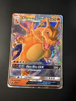Pokemon 2019 Sun & Moon Hidden Fates Charizard GX SM211 Black Star Promo - NM - Image 1