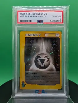 Swirl PSA 10 Metal Energy VS Set Holo Rare 2001 Japanese Pokemon Card TCG - Image 1