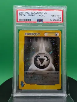 Swirl PSA 10 Metal Energy VS Set Holo Rare 2001 Japanese Pokemon Card TCG - Image 5