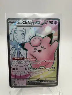 Lillie's Clefairy ex 173/159 SV09 Journey Together Holo Ultra Rare Pokemon NM - Image 1