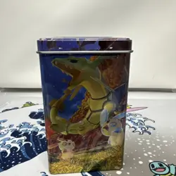 Empty Pokemon TCG Rayquaza EX Collectors Tin Plusel Minun Good Condition - Image 1