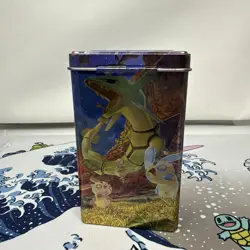 Empty Pokemon TCG Rayquaza EX Collectors Tin Plusel Minun Good Condition - Image 3