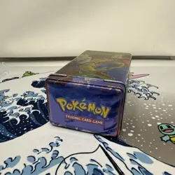 Empty Pokemon TCG Rayquaza EX Collectors Tin Plusel Minun Good Condition - Image 4