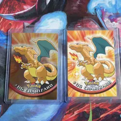 Topps #06 Charizard Holo Foil TV Pokemon - Image 1