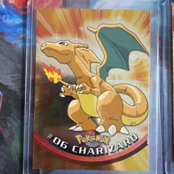 Topps #06 Charizard Holo Foil TV Pokemon - Image 2