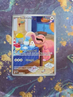 Pokemon TCG Lickitung 180/162 IR Illustration Rare Temporal Forces - Image 1