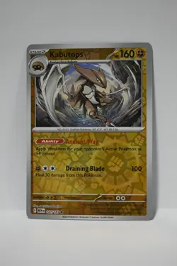 Kabutops 141/165 Rare 151 Pokemon Reverse Holo NM - Image 1