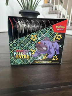 Pokemon TCG Paldean Fates Tech Sticker Collection Display (12 Blisters) 36 Packs - Image 4
