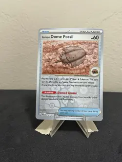 Antique Dome Fossil 152/165 Scarlet & Violet 151 Reverse Holo NM Pokemon TCG - Image 1