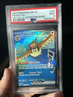 Pokemon SVP Obsidian Flames Pidgeot ex Special Illustration SIR 225/197 PSA 9 - Image 1
