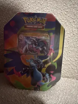 🚨Lot of 4🚨 Pokemon TCG Mega Charizard X & Y Tins Brand New & Sealed (4) - Image 2