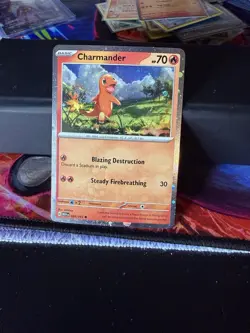 Charmander 004/165 Cosmos Holo Promo Pokemon Charizard Super Premium Collection - Image 1