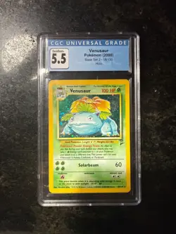 cgc 5.5 pokemon 2000 venasaur base set 2 - Image 1