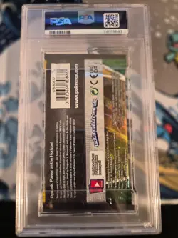2021 English Pokemon Evolving Skies Syleon Art Sealed Pack PSA 8 - Image 2
