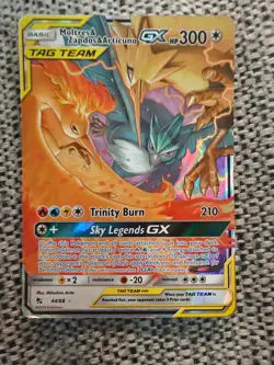 Pokemon Moltres&Zapdos&Articuno GX TAG TEAM Ultra Rare Holo 44/68 Hidden Fates - Image 1