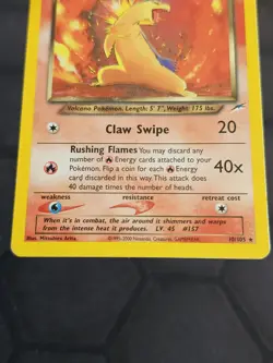 Pokemon TCG Dark Typhlosion Neo Destiny 10/105 Holo Unlimited Rare 2000 - Image 5