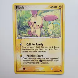 HUGE MISPRINT PLUSLE EX DEOXYS 44/107 POKEMON NM - Image 1