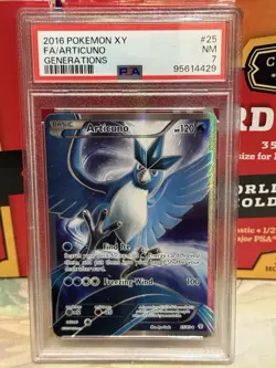 PSA 7 NM - Pokemon 2016 Articuno XY Generations - 25/83 - Full Art - Image 1