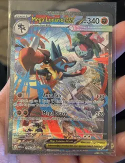 2025 Pokemon Mega Evolution Mega Lucario ex Special Illustration #179/132 - Image 1
