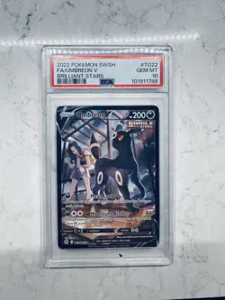 Pokemon Brilliant Stars Umbreon v #TG22 PSA 10 - Image 1
