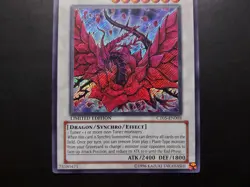 Yugioh - Black Rose Dragon CT05-EN003 Secret Rare Promo - Image 3