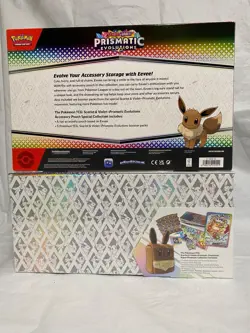 Pokemon Prismatic Evolutions Super Premium Collection Box & Accessory Pouch box - Image 2