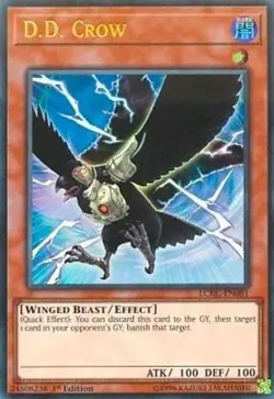 Yugioh - D.D. Crow (Ultra Rare) (1st Edition) - LCKC-EN081 (P) - Image 1