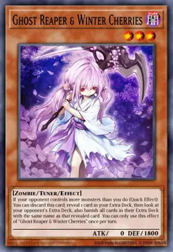 Yugioh - Ghost Reaper & Winter Cherries (1st Edition) - DUPO-EN076 (P) - Image 1
