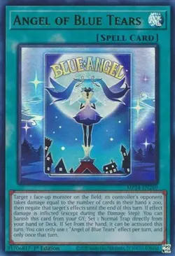 Yugioh - Angel of Blue Tears (Ultra Rare) (1st Edition) - MP24-EN269 (P) - Image 1