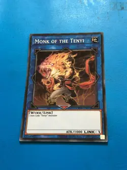 YUGIOH Super Rare Monk Of The Tenyi OP18-EN012 - Image 1