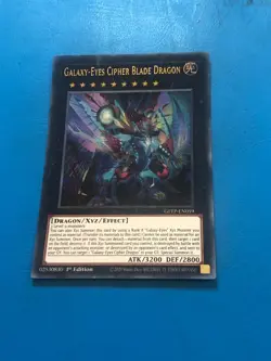 YUGIOH Ultra Rare Galaxy-Eyes Cipher Blade GFTP-EN059 1st Edition PLAYED - Image 1