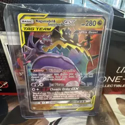 Naganadel & Guzzlord GX 158/236 - Pokemon TCG - Cosmic Eclipse - Ultra Rare - NM - Image 1