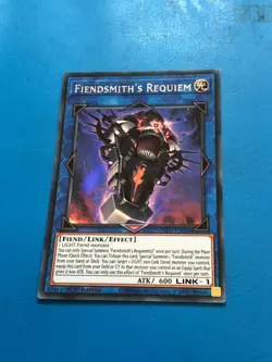 YUGIOH Secret Rare Fiendsmith's Requiem INFO-EN046 1st Edition - Image 1