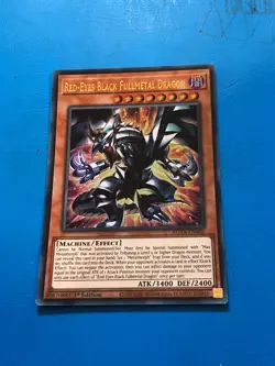 YUGIOH Ultra Rare Red-Eyes Black Fullmetal Dragon ROTA-EN005 1st Edition - Image 1