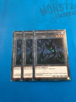 YUGIOH 3x Common Torment Token SR06-ENTKN - Image 1