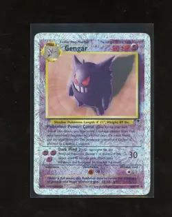 2002 Pokemon Legendary Collection Gengar 11/110 Reverse Holo Foil WOTC - Image 1