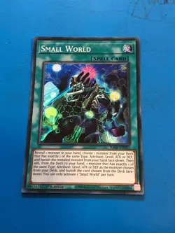 YUGIOH Super Rare Small World RA01-EN067 1st Edition - Image 1